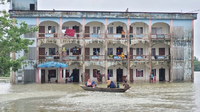 বন্যায় সিলেটের ৭ শতাধিক শিক্ষাপ্রতিষ্ঠান বন্ধ