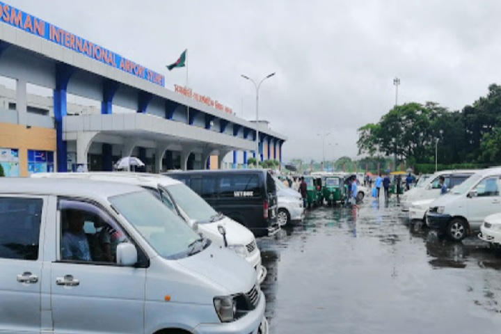 সিলেট বিমানবন্দরে বন্যার পানি, বন্ধ ফ্লাইট