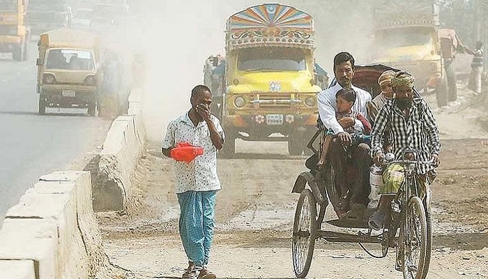 দূষিত শহরের তালিকায় দ্বিতীয় ঢাকা