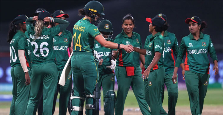 প্রোটিয়া নারী দলের বিপক্ষে অবিস্মরণীয় জয় বাংলাদেশের