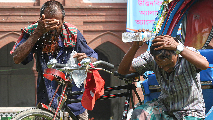 প্রচণ্ড গরমে চালাচ্ছিলেন রিকশা, অসুস্থ হয়ে চালকের মৃত্যু