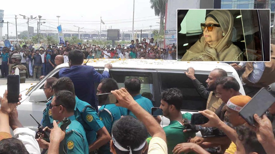 দেশে ফিরলেন খালেদা জিয়া, নেতাকর্মীদের উল্লাস
