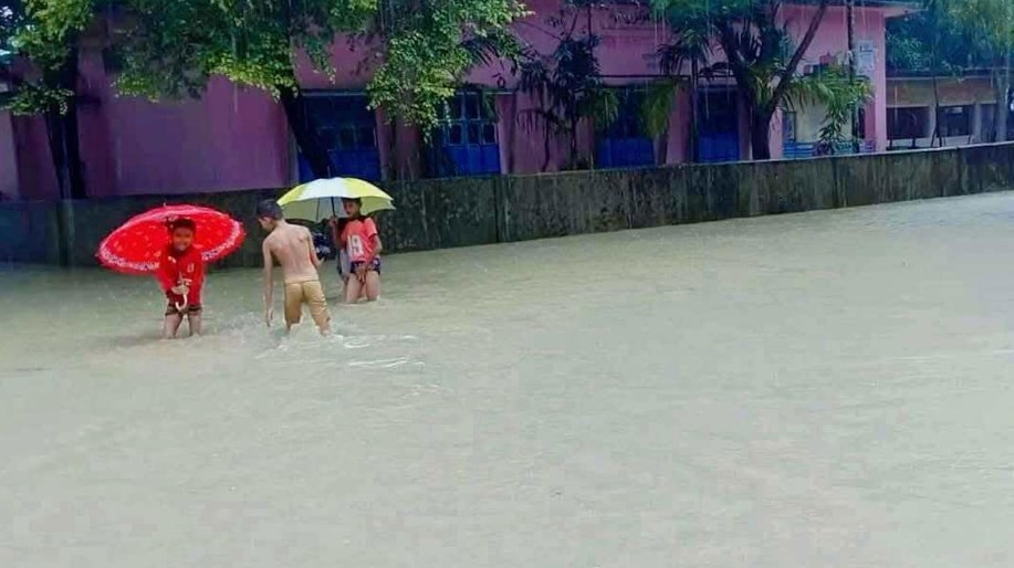 টানা বর্ষণে টেকনাফের অর্ধশত গ্রাম প্লাবিত
