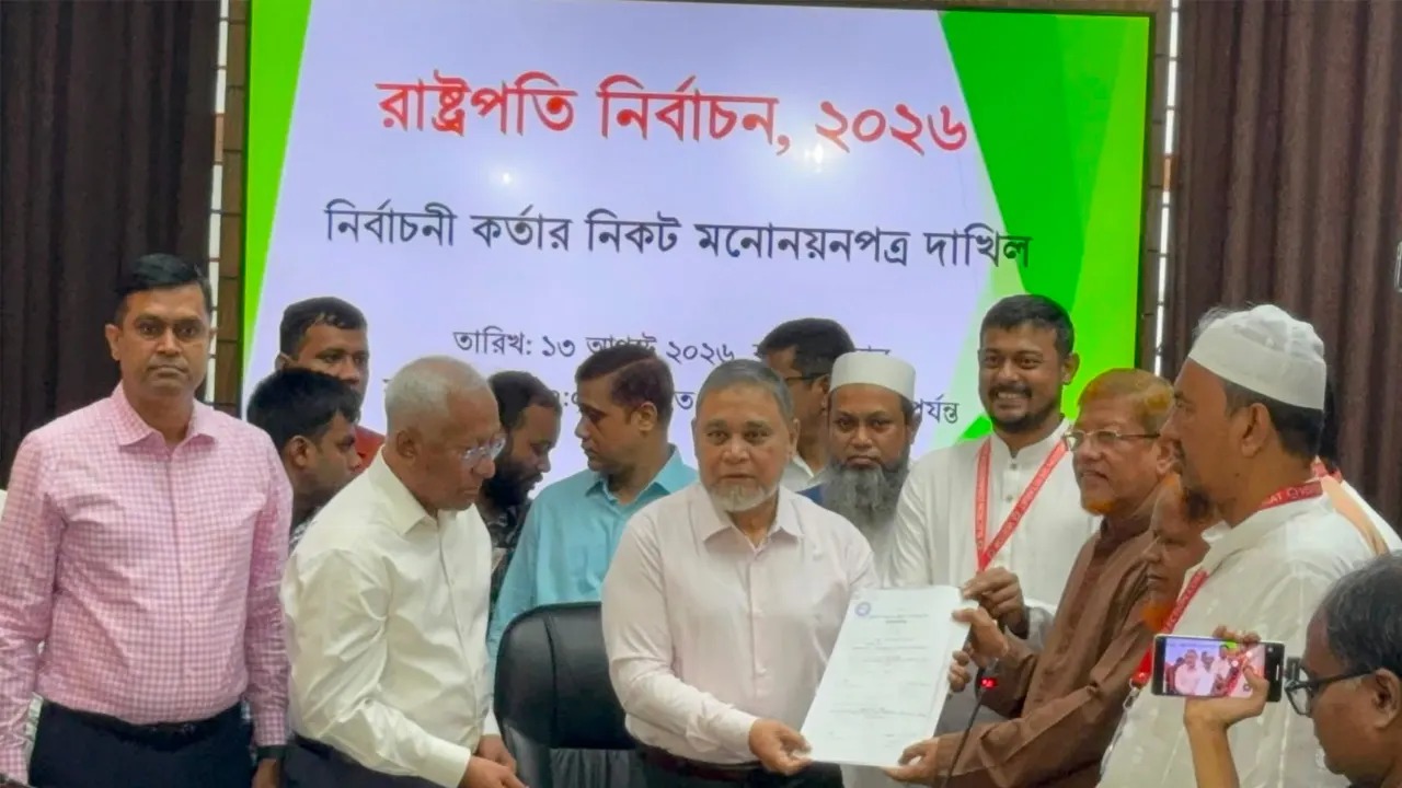 কর্নেল অলির পক্ষে মনোনয়নপত্র জমা