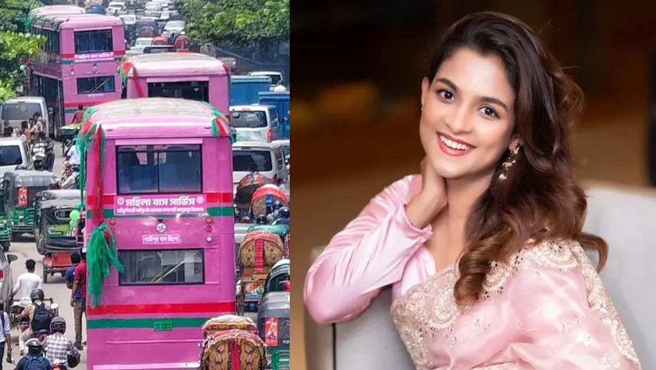 ‘গোলাপি বাস’ নিয়ে মুখ খুললেন সাদিয়া আয়মান