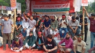 আ.লীগকে দল হিসেবে নিষিদ্ধের দাবিতে শাহবাগ ব্লকেড জুলাই আহতদের