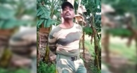 বিএসএফ সদস্যকে ধরে কলাগাছের সঙ্গে বাঁধলেন জনতা