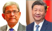 রাষ্ট্রপতি মির্জা ফখরুলকে শি জিনপিংয়ের অভিনন্দন