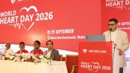 হৃৎপিণ্ডের কোনো সতর্কসংকেত উপেক্ষা করা যাবে না: স্বাস্থ্যমন্ত্রী